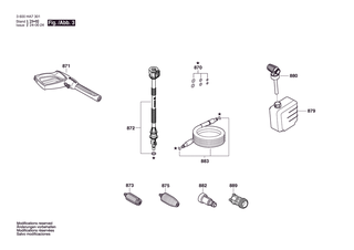 BOSCH Wasserfilter | Ersatzteile f�r AQT 42-13 BT | F016F05855