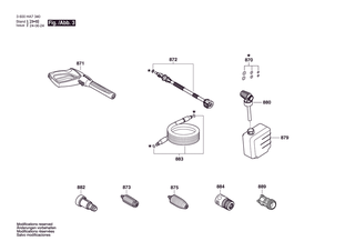 BOSCH Wasserfilter | Ersatzteile f�r AQT 42-13 | F016F05052