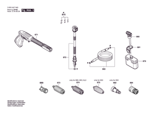 BOSCH Hochdruck-Schaumd�se | Ersatzteile f�r AQT 33-11 Bare | F016F05555