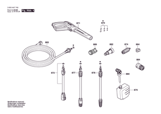 BOSCH Abdeckung | Ersatzteile f�r Adv. Aquatak 150 | F016F05475