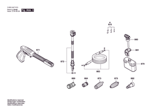 BOSCH D�se WEISS | Ersatzteile f�r EasyAquatak 1700 | F016F05362