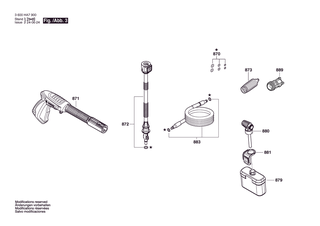 BOSCH Hochdruck-Schaumd�se | Ersatzteile f�r EasyAquatak120 | F016F05555
