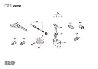 BOSCH Frontverkleidung | Ersatzteile f�r UniversalAquatak 125 | F016F05258