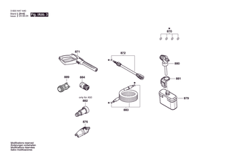 BOSCH Frontverkleidung | Ersatzteile f�r UniAquatak 125 | F016F05258