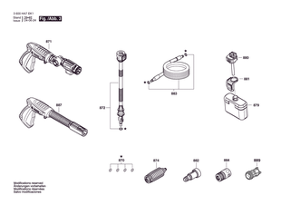BOSCH Lanze | Ersatzteile fr EasyAquatak 100 | F016F05135