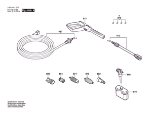 BOSCH D�se WEISS | Ersatzteile f�r AdvAquatak 2000 | F016F05362