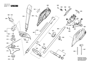 BOSCH Hw-Schlüsselsatz | Ersatzteile für AFS 23-37 | F016F05946