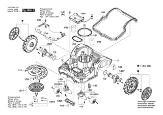 BOSCH Chassis | Ersatzteile für Indego 400 connect | F016L91276