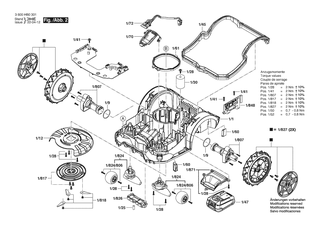 BOSCH Leiterplatte | Ersatzteile f�r Indego M+ | F016104894