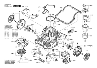 BOSCH Motorbaugruppe | Ersatzteile f�r Indego S+ 500 | F016105557