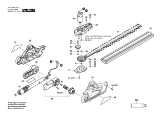BOSCH EL-Baugruppe | Ersatzteile f�r UniversalHedgePole 1 | 1600A01DA3