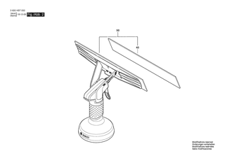 BOSCH Spr�heinrichtung | Ersatzteile f�r GlassVAC BT | F016F05267