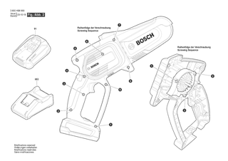 BOSCH Spezialschraube | Ersatzteile f�r EasyChain 18V-15-7 | 1600A00RD6