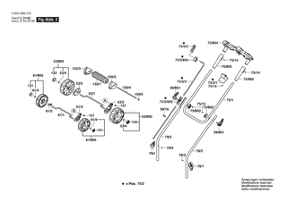 BOSCH Rad | Ersatzteile f�r UniversalRotak 580 | F016104422