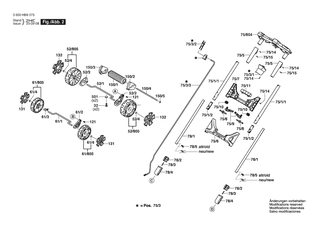 BOSCH Lager | Ersatzteile f�r AdvancedRotak 670 | F016L64594