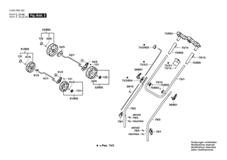 BOSCH Taste | Ersatzteile fr UniversalRotak36-560 | 1600A022AC