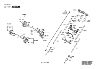 BOSCH Abdr�ckvorrichtung | Ersatzteile f�r AdvancedRotak36-660 | F016L90063