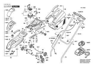 BOSCH Verdrahtungseinheit | Ersatzteile fr CityMower 18V-32 | F016L90849