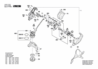 BOSCH Anschlussgruppe | Ersatzteile für GFR 42 | F016L76316