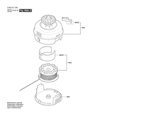 BOSCH Sicherungsb�gel DIN 471-15X1-FST | Ersatzteile f�r UnivGrassCut 18V-26 | 2916650006