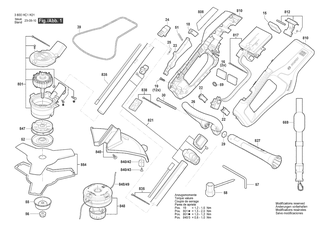 BOSCH Ring | Ersatzteile fr AdvBrushCut 36V-23 | F016L78913