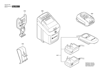 BOSCH Akku-Paket PBA 18V 2,5 Ah W-B | Ersatzteile fr GardenPump 18 | 2607337199