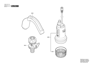 BOSCH Gartenpumpe | Ersatzteile fr GardenPump 18V-2000 | F016F05821