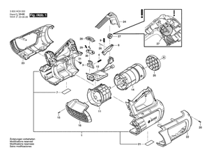 BOSCH Schraube | Ersatzteile fr AdvLeafBlower36 | F016F04198