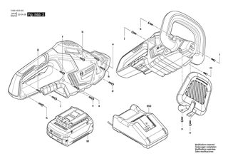 BOSCH Zylinderstift | Ersatzteile f�r GHE 18V-60 | 2609002714