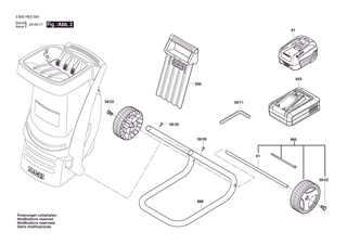 BOSCH Stelleinheit | Ersatzteile f�r UniversalShredder 2x18V-25 | F016L64737