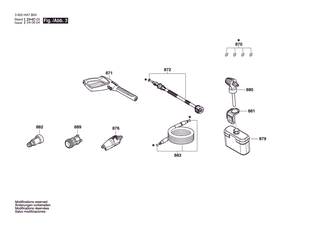 BOSCH Abdeckung | Ersatzteile f�r GHP 200 | F016F05262