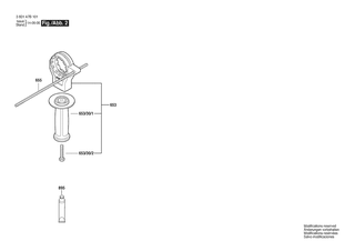 BOSCH Schalter | Ersatzteile fr GSB 780-2 RE | 2607200665