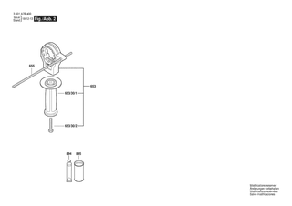 BOSCH Blechschraube | Ersatzteile f�r GSB 20-2 | 2603435086