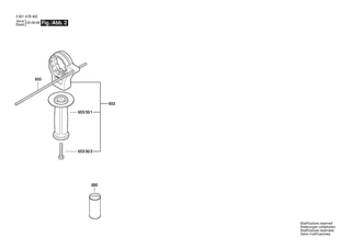 BOSCH Sechskantschraube M8X45 | Ersatzteile f�r GSB 20-2 | 2911061252