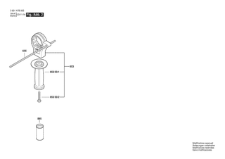 BOSCH Netzanschlussleitung EU 230V 4,15M 2 X 1,0MM H05 RN-F | Ersatzteile f�r GSB 19-2 RE | 1607000386