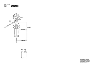 BOSCH Schalter | Ersatzteile f�r GSB 19-2 RE bare | 2607200665