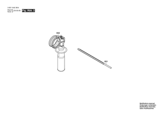 BOSCH Elektr Leitung | Ersatzteile f�r GSB 600 | 1619PC0368