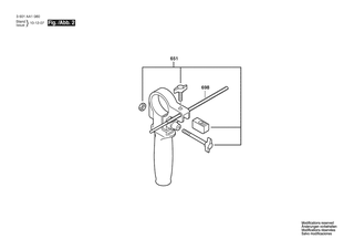 BOSCH Tiefenanschlag | Ersatzteile f�r GSB 550 | 2603001009