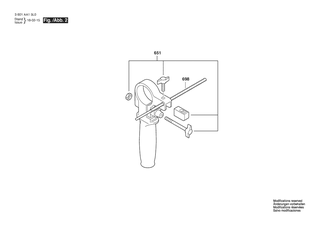 BOSCH Ger�tegeh�use | Ersatzteile f�r GSB 550 | 1619PB4746