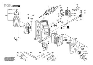 BOSCH Netzanschlussleitung MEX | Ersatzteile f�r GBM 50-2 | 1619PB5128