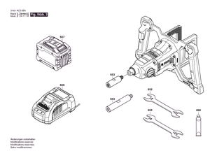 BOSCH Motorgeh�use | Ersatzteile f�r GRW 18V-160 | 1619PS1711