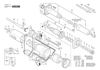 BOSCH Schleifspindel | Ersatzteile fr DG355LCE | 3603523070