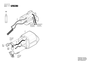 BOSCH Rollenhebel | Ersatzteile f�r GST 700 | 1619P16757