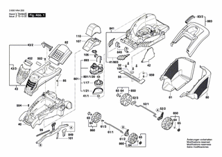 BOSCH Ziergitter SILBER | Ersatzteile für Rotak 39 | F016L68150