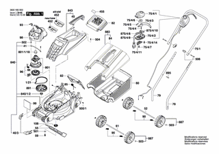 BOSCH Traggriff | Ersatzteile für ROTAK 32 | F016L66654