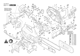 BOSCH Flachkopfschraube | Ersatzteile fr GAC 250 | 1619PB6754