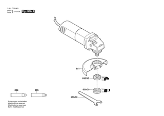 BOSCH Kegelradsatz | Ersatzteile f�r GWS 060 | 1619P21365
