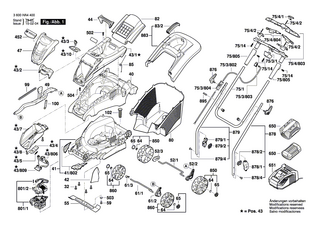 BOSCH Beilegring | Ersatzteile für Rotak 37 LI | F016L65534