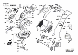 BOSCH Achse | Ersatzteile für ROTAK 43 LI | F016L65931