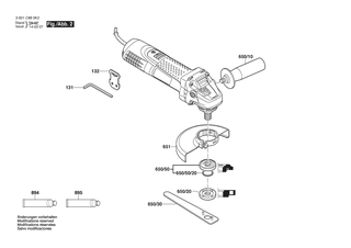 BOSCH Abdeckscheibe | Ersatzteile f�r GWS 7-115 | 1619P09390